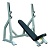 Олимпийская скамья с положительным наклоном для жима, со стойками AeroFit Impulse Functional IFOIB
